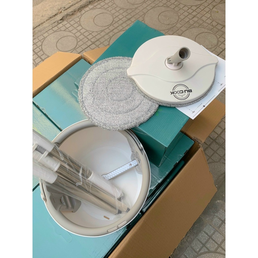 [ TẶNG THÊM BÔNG LAU SÀN] Bộ lau sàn nhà Bu- Cook , mẫu mới nhất 2021