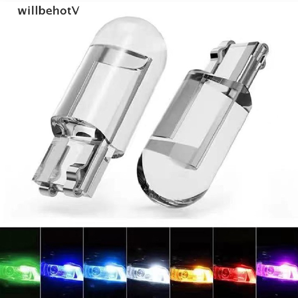 Set 2 Đèn Led T10 Cob 6000K Gắn Biển Số Xe Hơi