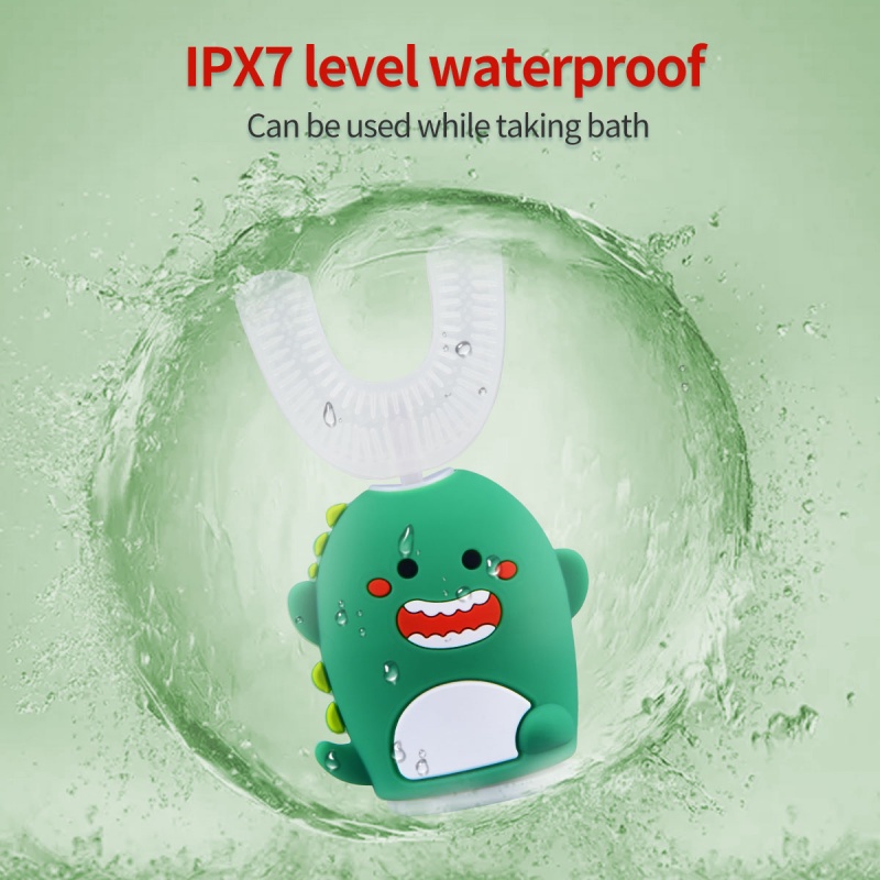 Bàn Chải Đánh Răng Điện Thông Minh Hình Chữ U Dành Cho Trẻ Em