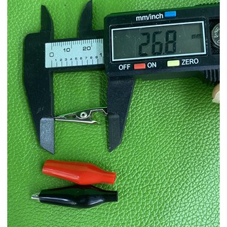 Kẹp cá sấu (đỏ + đen) 1 đôi