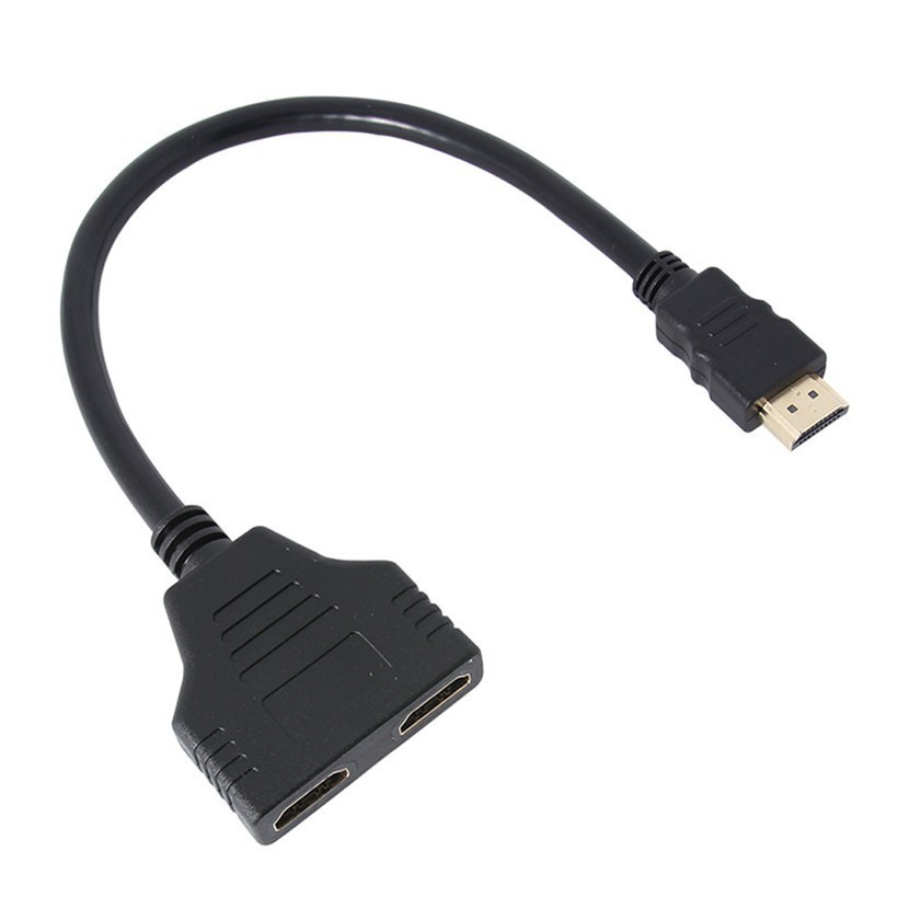 Dây chia tín hiệu HDMI 1 ra 2 - màu Đen