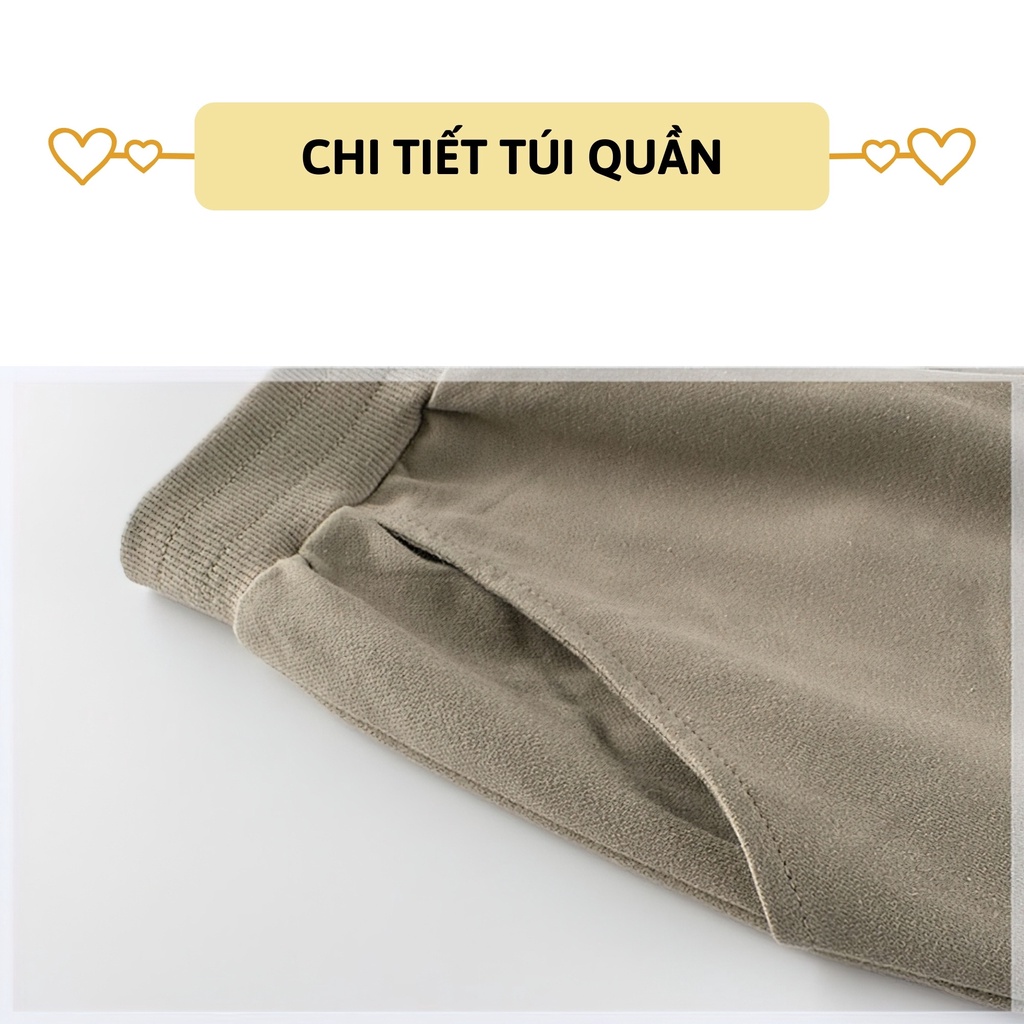 Quần thun dài bé trai 27Kids Quần thu đông nam 100% Cotton cho trẻ từ 2-10 tuổi BLPE3