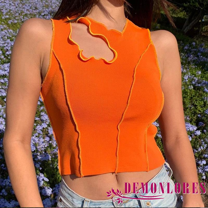 Áo Nữ Không Tay Kiểu Dáng Không Đối Xứng Thời Trang Quyến Rũ | BigBuy360 - bigbuy360.vn