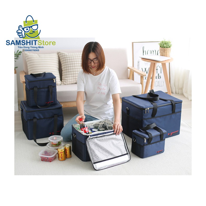 Túi Giao Hàng 37L, Túi Giữ Nhiệt Nóng Lạnh Chuyên Dụng Cho Nhà Hàng, Đi Du Lịch, Cắm Trại, Picnic - GD17