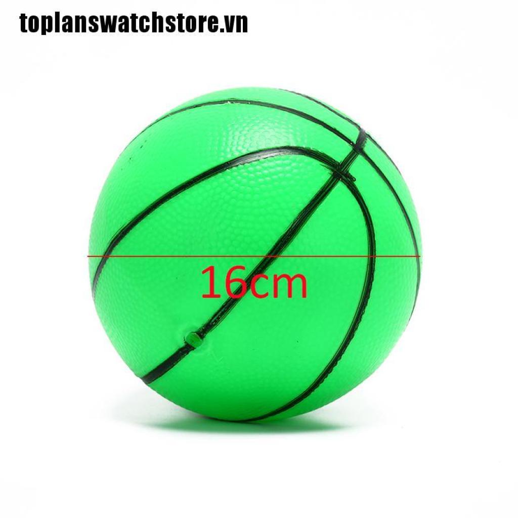 Bóng Rổ Bơm Hơi 16cm Màu Sắc Ngẫu Nhiên Cho Bé