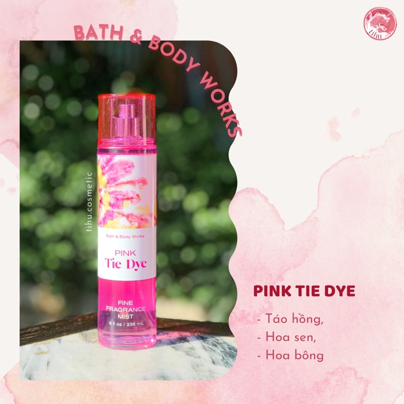 Xịt thơm dưỡng thể body mist Bath &amp; Body Works hương nhẹ nhàng