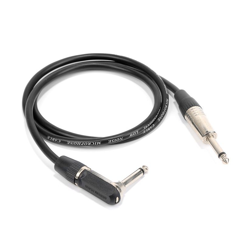 【1.5m/3m/5m/10m】6.35mm Jack To 6.35mm 1/4" Microphone Cable Guitar cord Mono angle head Audio Aux Cable Adapter Jack Audio Cable Double Guitar