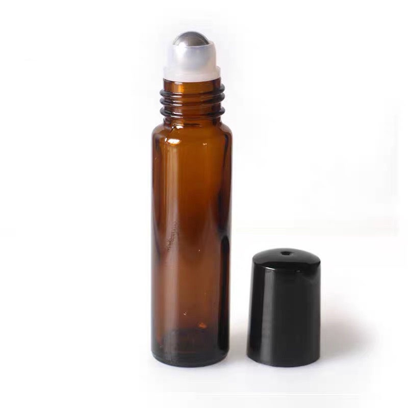 Chai Lăn Mát Xa Mặt Bằng Thủy Tinh Dày 10ml Cao Cấp