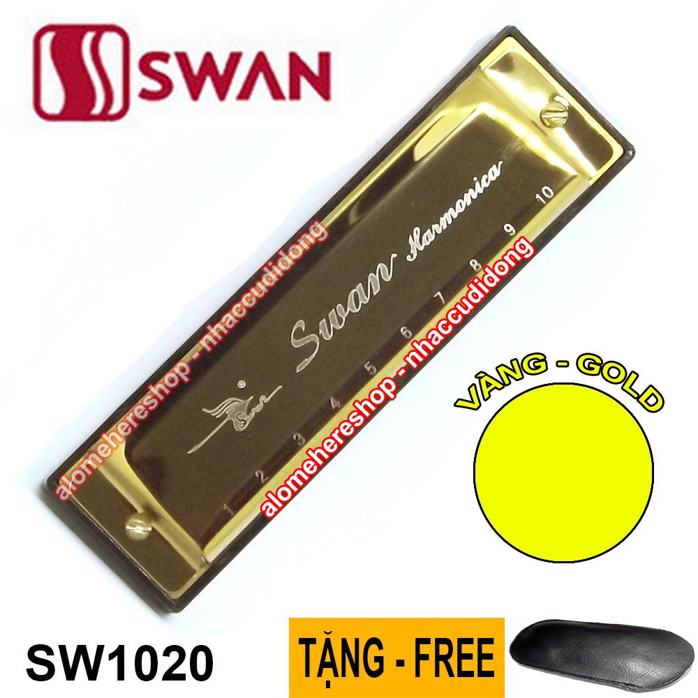 Kèn harmonica Swan SW1020 Key C 10 lỗ