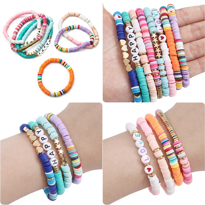 Set hạt sứ Beadia mềm mại 6mm có hộp đựng