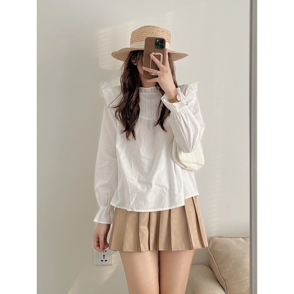 Áo babydoll cánh tiên cài tay 2 màu 278