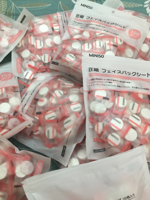 [COMBO] Mười Viên Mặt Nạ Giấy Nén Miniso Nhật Bản | BigBuy360 - bigbuy360.vn