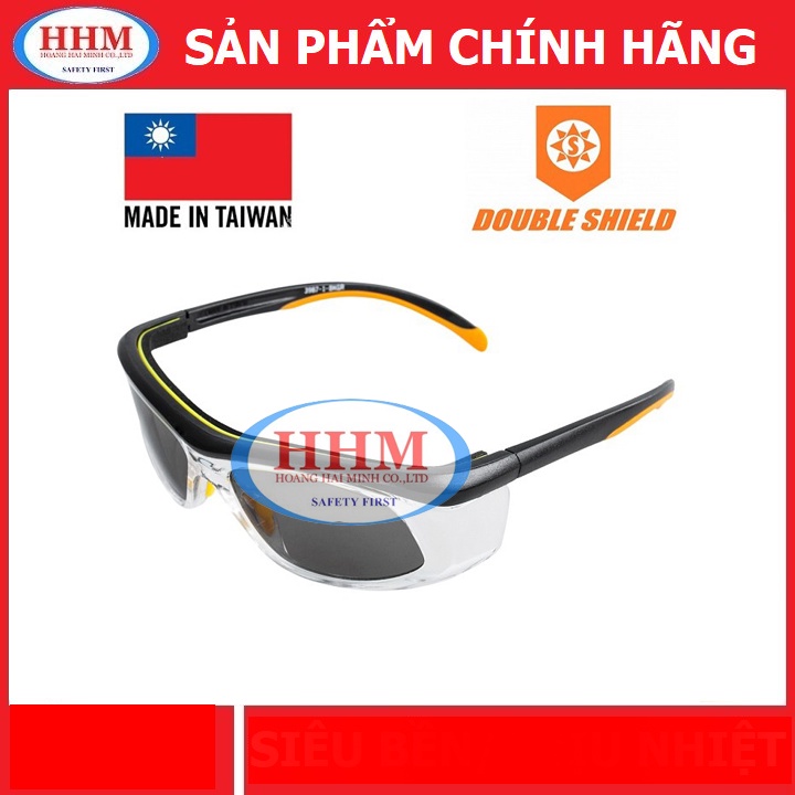 Kính bảo hộ cận thị Double Shield 3987-1 màu đen