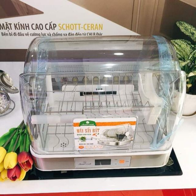 Máy sấy bát Elmich Smart cook 3906 tủ sấy bát đĩa, máy khử trùng bát đĩa