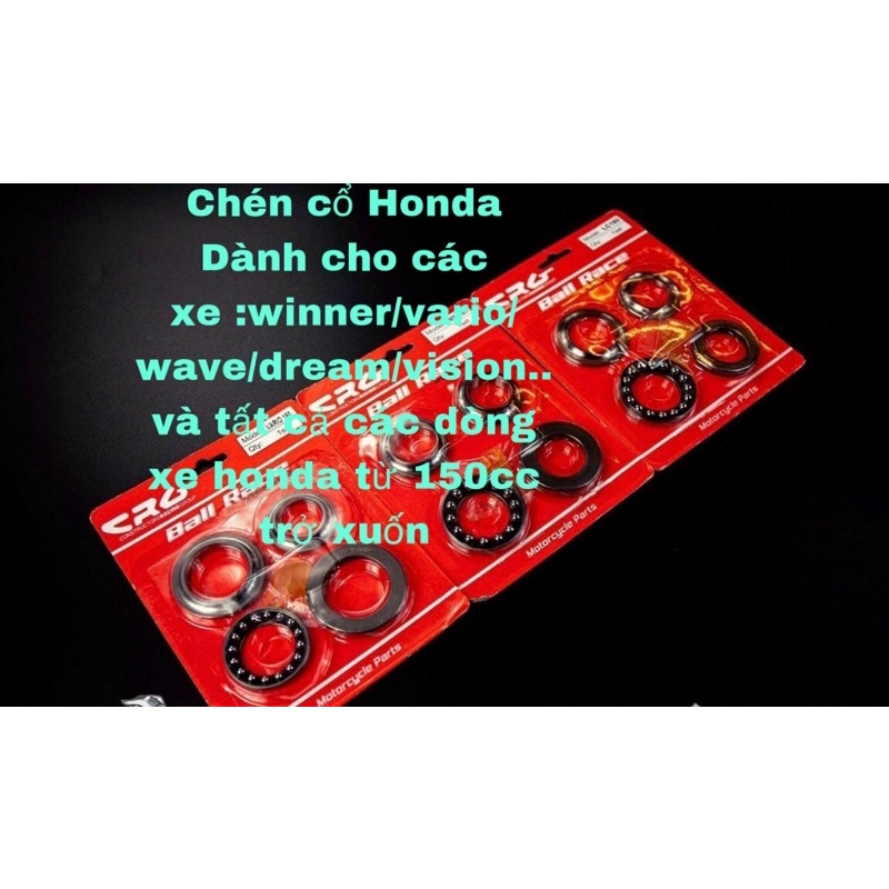 Bộ chén cổ bi tròn CRG dành cho tất cả các loại xe thông dụng 155cc trở xuốn HONDA YAMAHA RAIDER SONIC