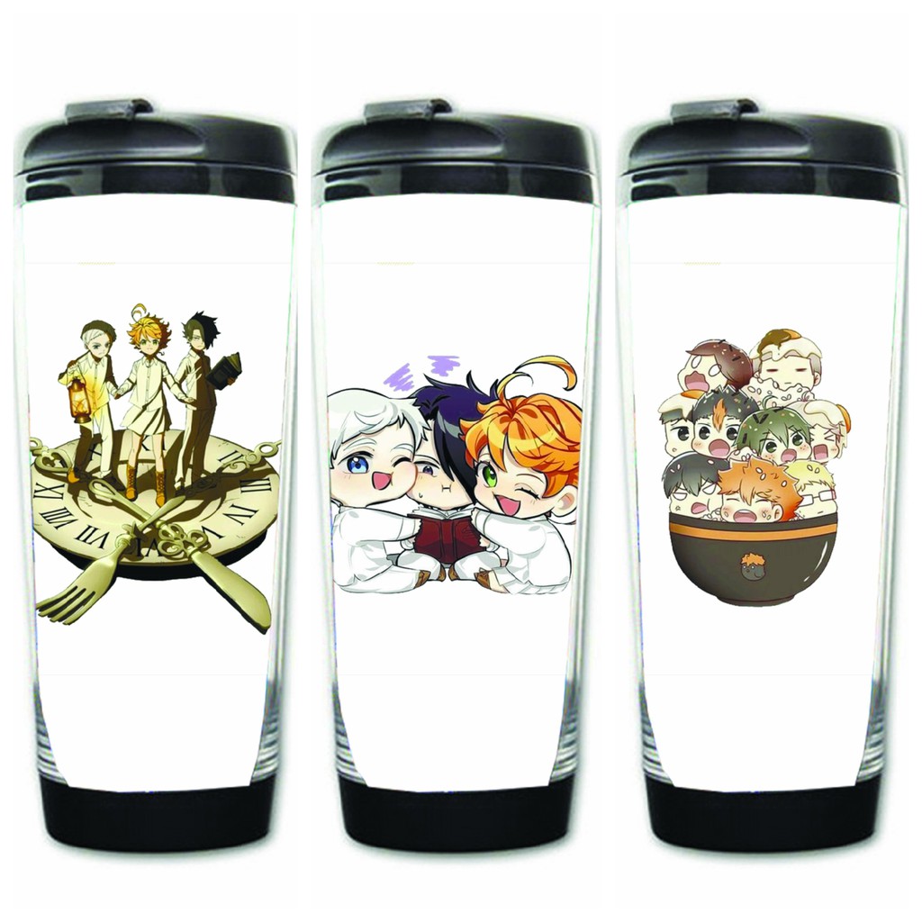 Bình đựng nước in hình The Promised Neverland - Miền Đất Hứa anime