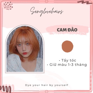 Thuốc nhuộm tóc màu cam đào