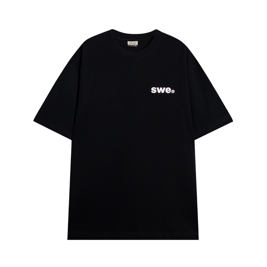 Áo thun cổ tròn SWE TYPE TEE unisex, cotton thoáng mát, dày dặn, thời trang chính hãng