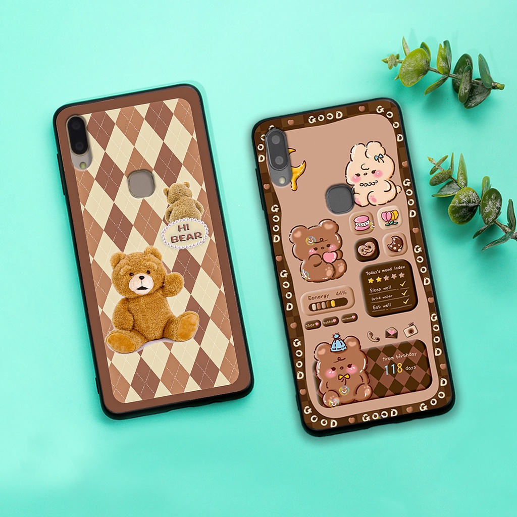 Ốp lưng Vivo V9 / V9 Youth in hình gấu bear dễ thương, bền đẹp