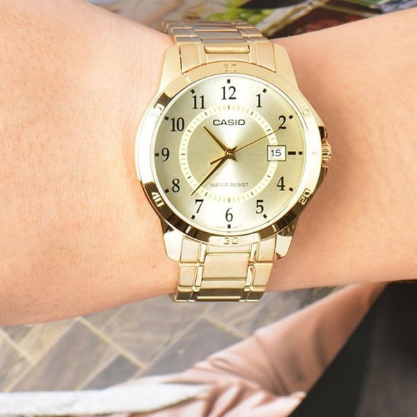 Đồng hồ nam CASIO chính hãng MTP-V004, dây kim loại | BigBuy360 - bigbuy360.vn