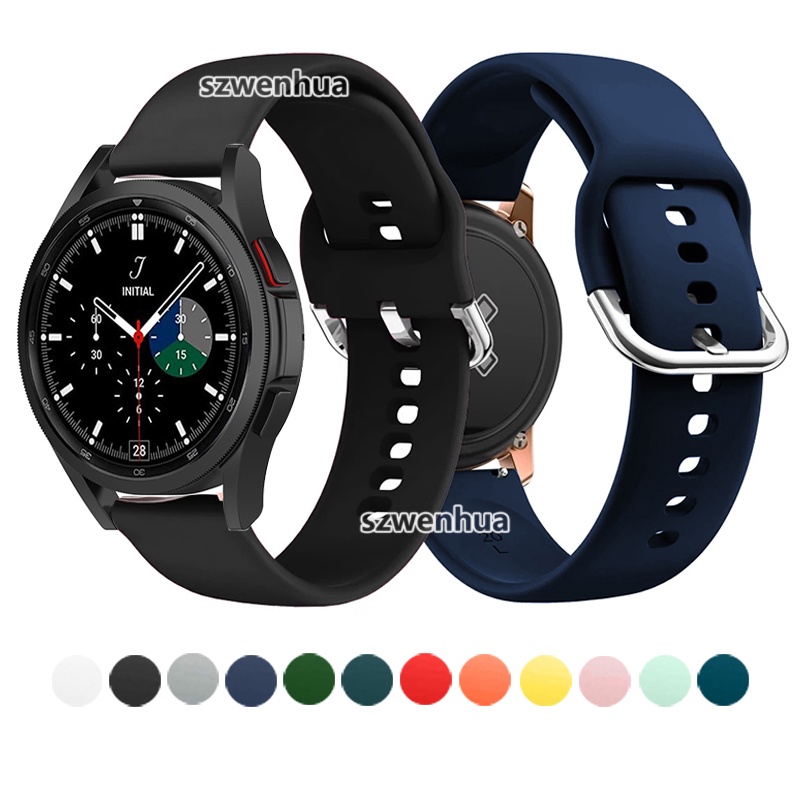 Dây Đeo Silicone Cho Đồng Hồ Thông Minh Samsung Galaxy Watch 4 Classic 42/46mm 40/44mm