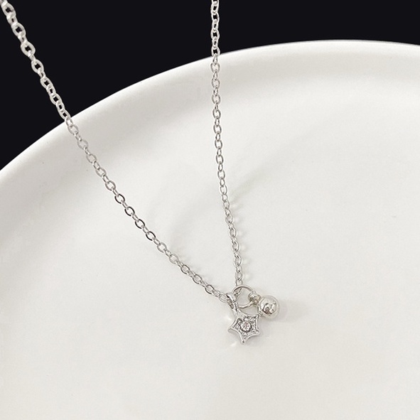 vòng cổ Hai Lớp Đính Hạt Ngọc Trai Xinh Xắn Cho Nữ