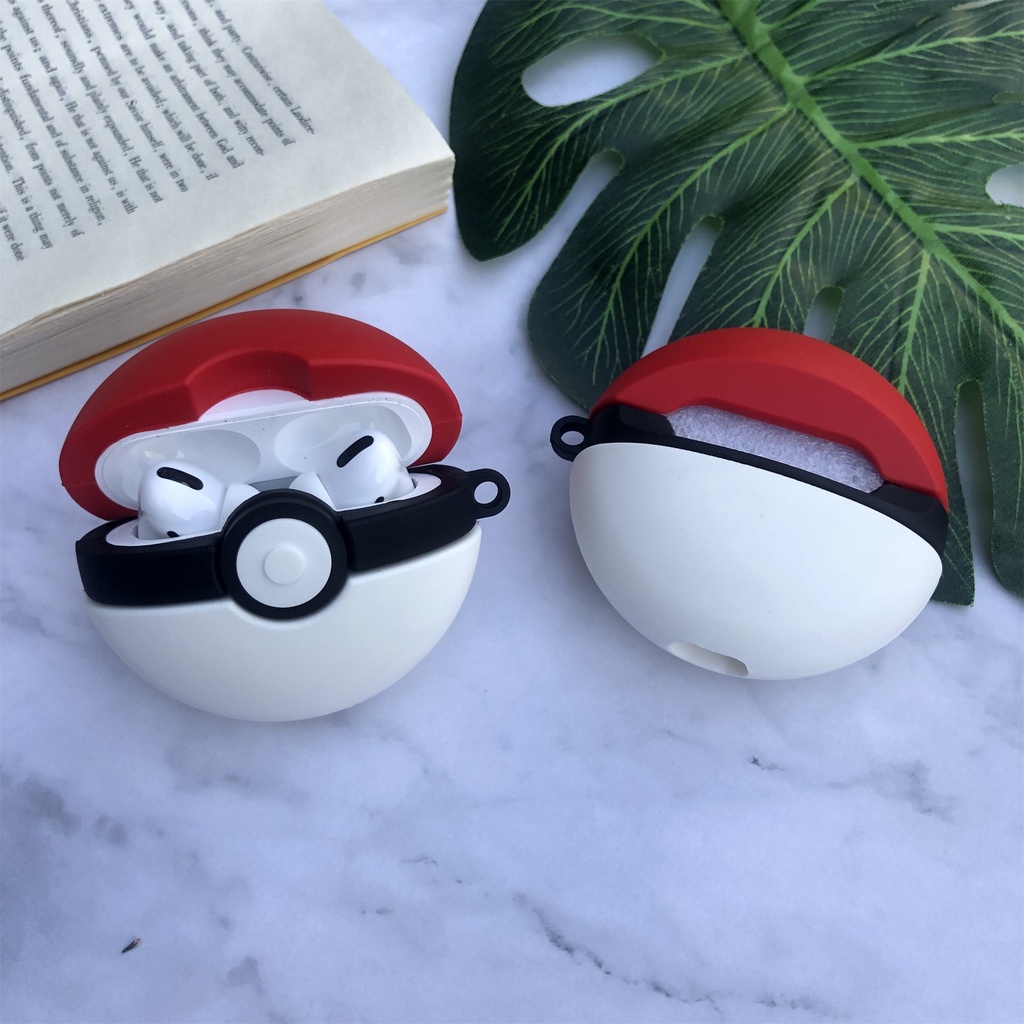Vỏ Bảo Vệ Hộp Sạc Tai Nghe bluetooth Airpods 3/1/2 pro Bằng Silicon Họa Tiết Hoạt Hình Pokemon 3D Dễ Thương