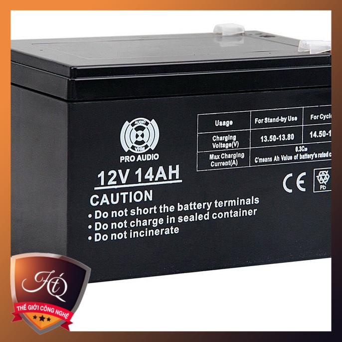 Bình Sạc Acquy Cho Loa Kéo, thay thế bình củ, nâng cấp,...Bình acquy 12V- 9A  14A cho loa , Bình Ác quy loa lớn