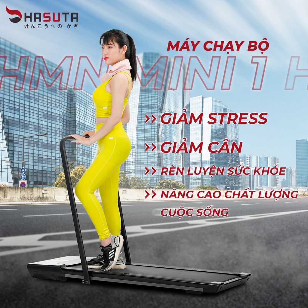 Máy chạy bộ mini, máy chạy bộ tại nhà mùa dịch cho những ai thích tập gym HTM MINI-01, bảo hành chính hãng 24 tháng