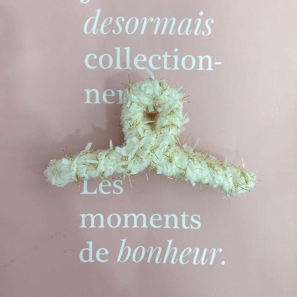 Kẹp Tóc Vải Lông Xù Xinh Xắn Cho Nữ VANES1