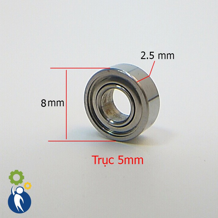 Vòng Bi (bạc đạn) Trục 5mm 5x8x2.5mm