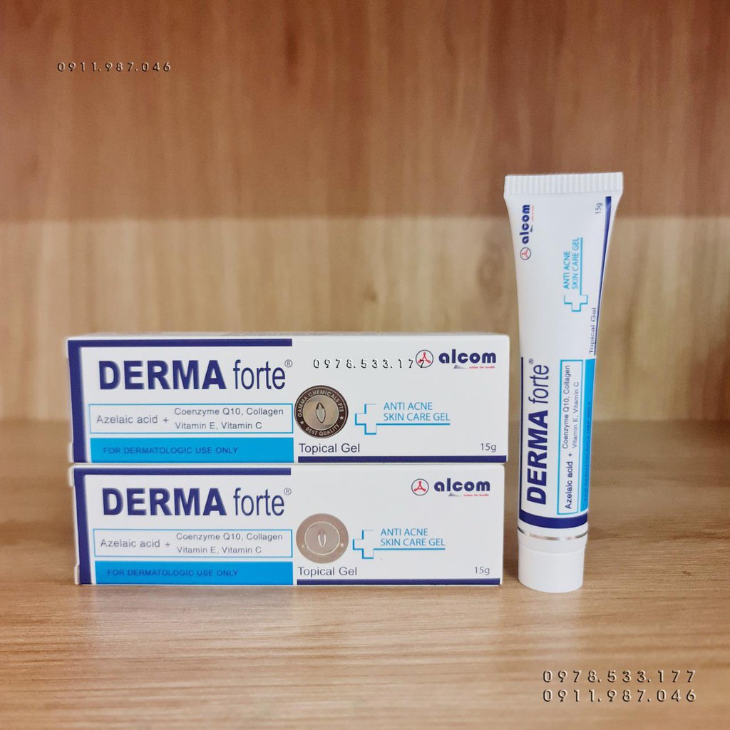 Gel Mờ Thâm Giảm Mụn Derma Forte 15g