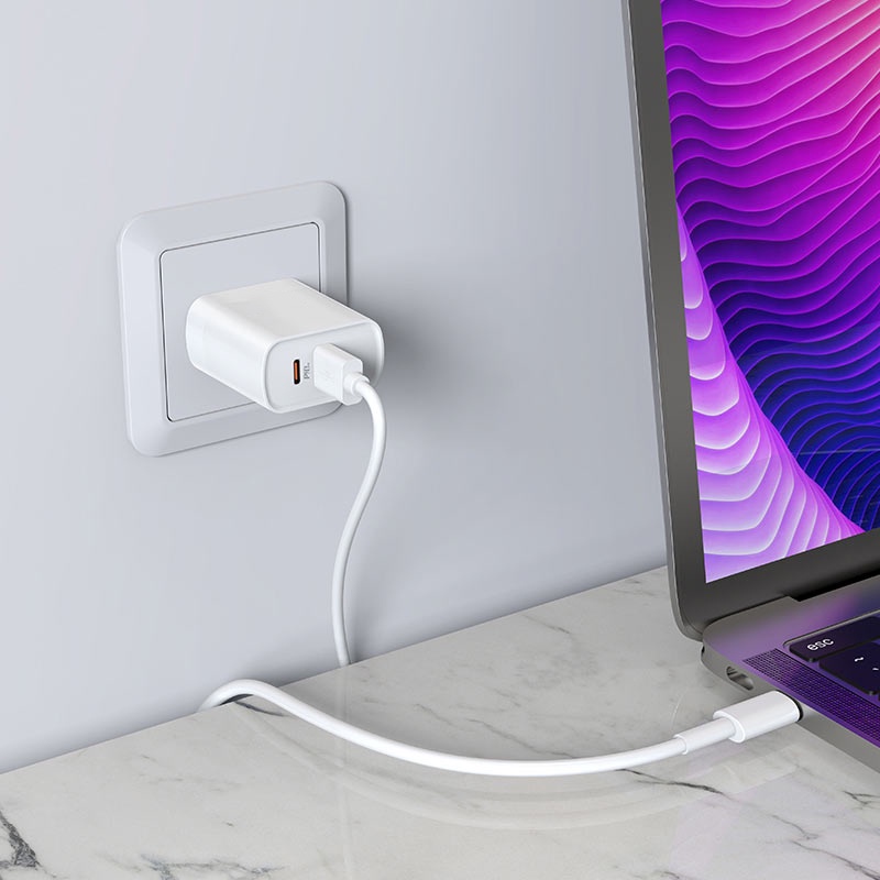 Bộ củ sạc nhanh 20W Hoco C76/C80 hỗ trợ sạc nhanh PD QC 3.0 đầy 50% pin trong 30 phút