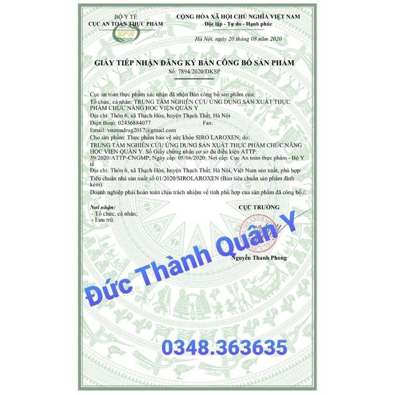 Laroxen Trị Mất Ngủ - Sản Xuất bởi Học viện Quân Y | BigBuy360 - bigbuy360.vn