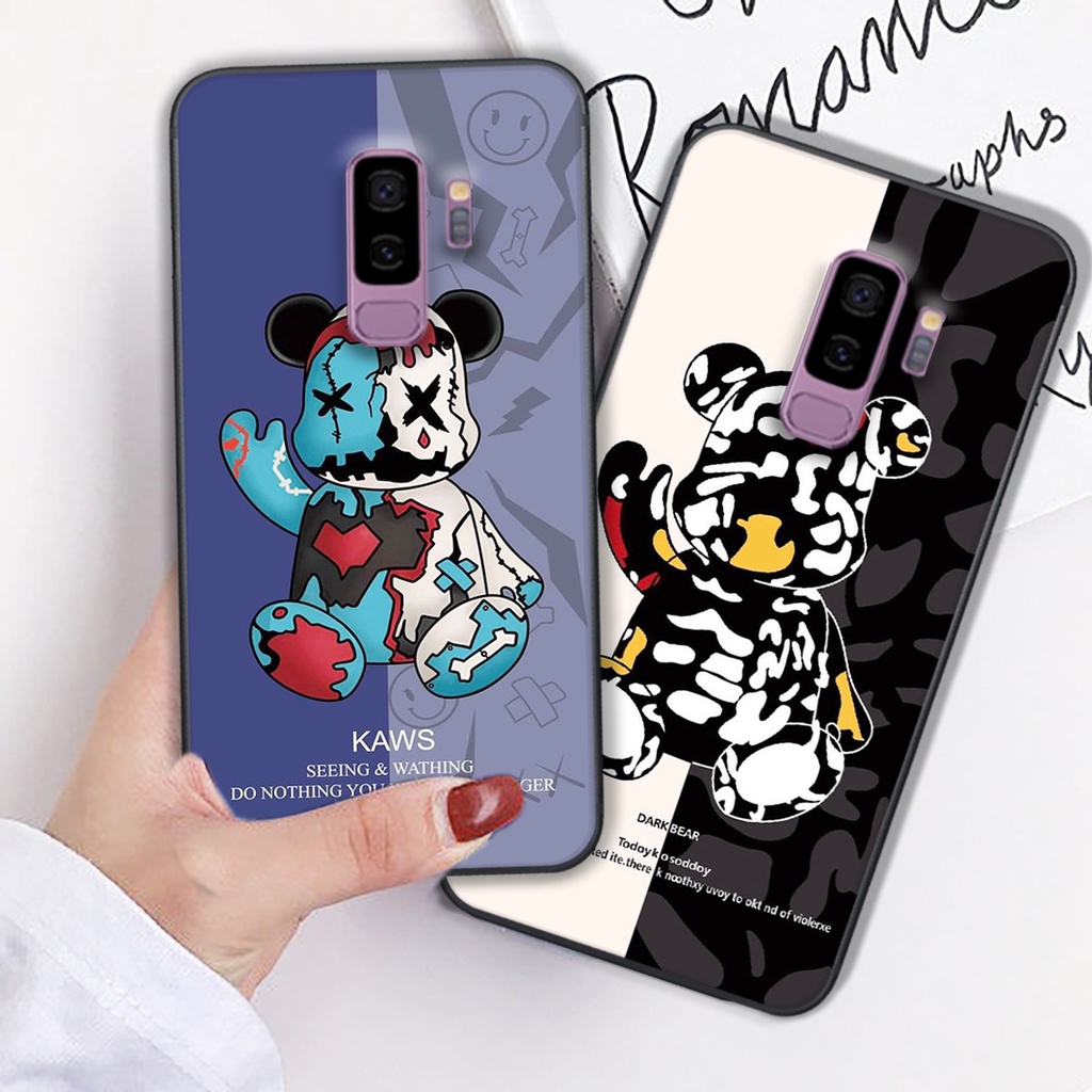 HOT]ỐP ĐIỆN THOẠI SAMSUNG S9 -SAMSUNG S9 PLUS IN HÌNH BEARBRICK ĐẸP - GIÁ RẺ-CHUẨN HÌNH 100%