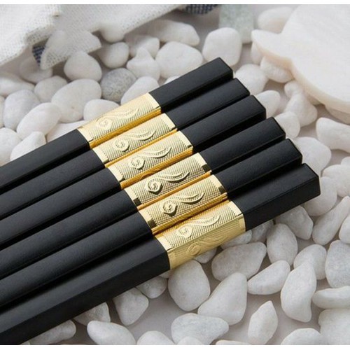 Set 10 Đôi Đũa Hợp Kim Chống Mốc