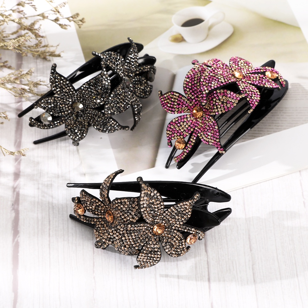 Kẹp Tóc Đính Đá Thời Trang Cho Nữ