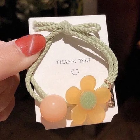 2 Dây buộc tóc thiết kế xinh xắn dành cho nữ