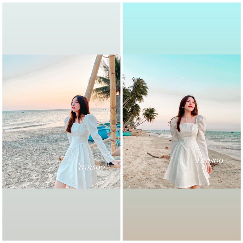 194🌸VÁY BABY TRẮNG TAY BỒNG CƯC XINH - dự tiệc - đám cưới FULL SIZE SML | BigBuy360 - bigbuy360.vn