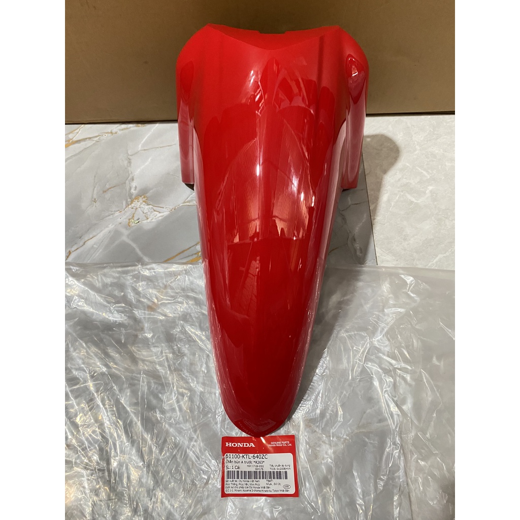 Chắn bùn A trước - Dè HONDA WAVE A100, RS100 màu Đỏ.