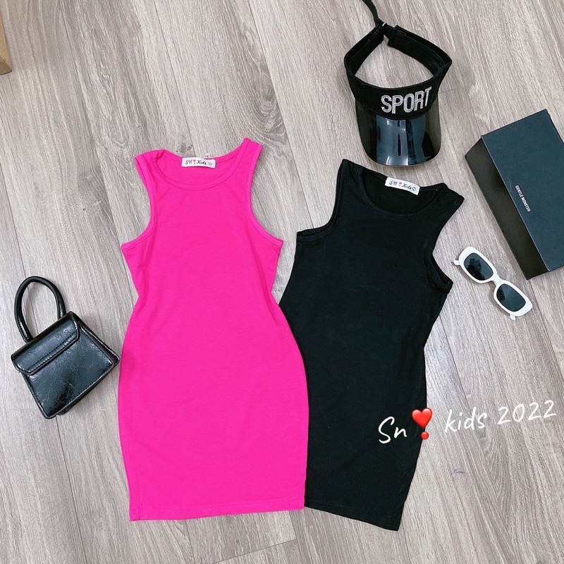 (20-27kg)Váy body cotton bé gái