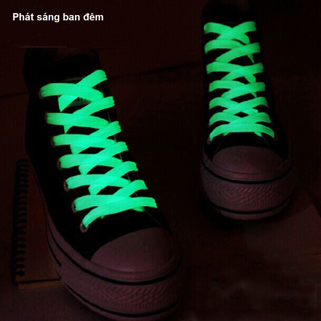 [Tặng 1 dây] Combo 3 Dây giày dạ quang phát sáng – dây giày phản quang – Dozimax – DG01 ( đủ màu)