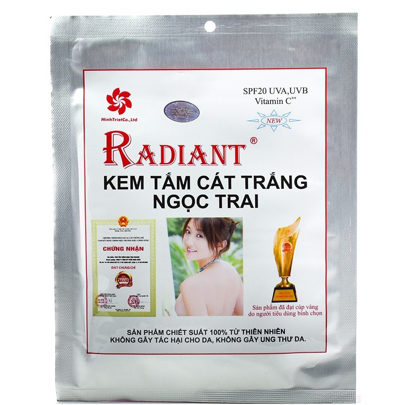 Sữa Tắm Ridiant Kích Trắng giảm mụn lưng