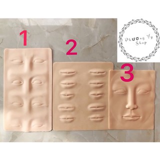 Da giả trắng trơn, da hồng không bột và có bột, da 3D