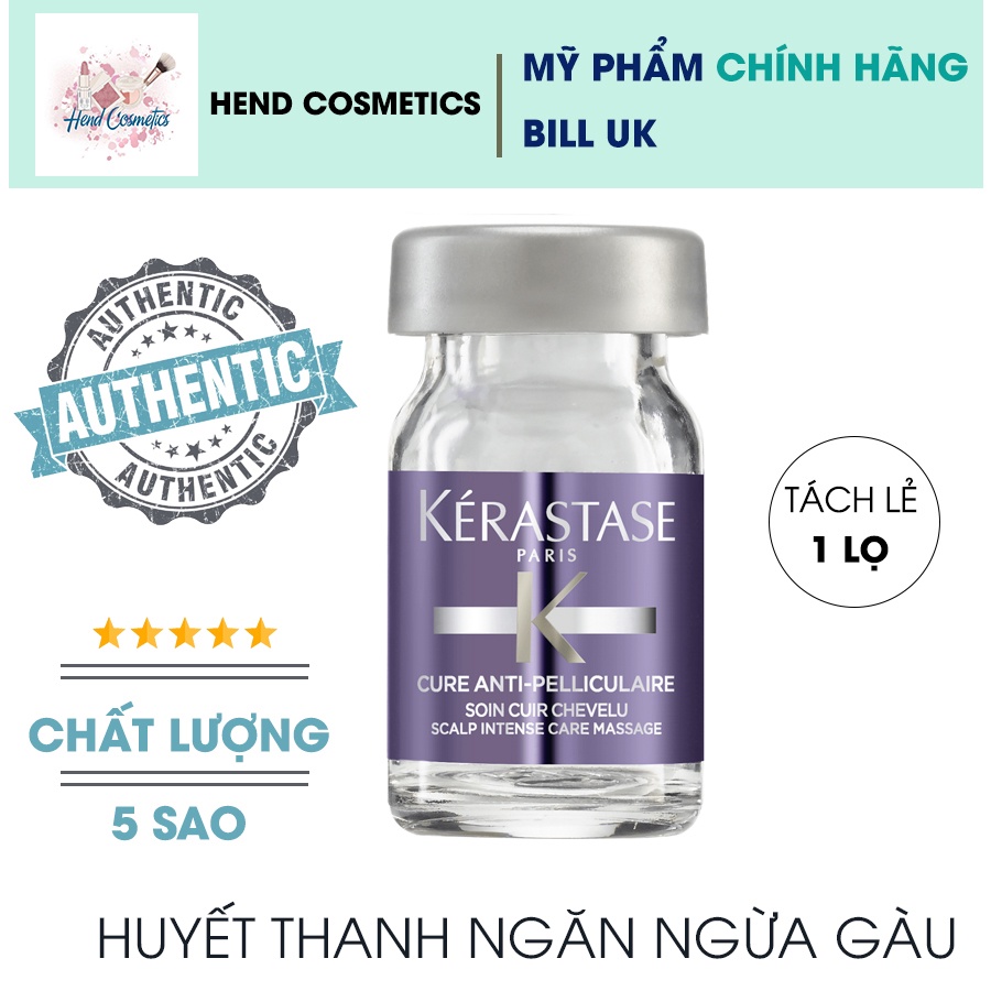 Huyết Thanh Ngăn Ngừa Gàu Kerastase Cure Anti-Pelliculaire 1x6ml