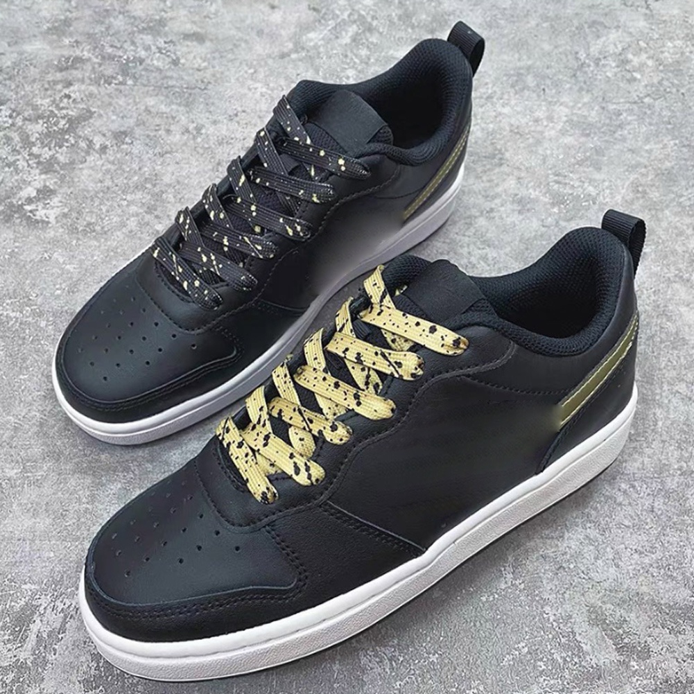 1 Cặp Dây Giày Sneaker Họa Tiết Chấm Bi Nhiều Màu Thời Trang Cho Nam Và Nữ