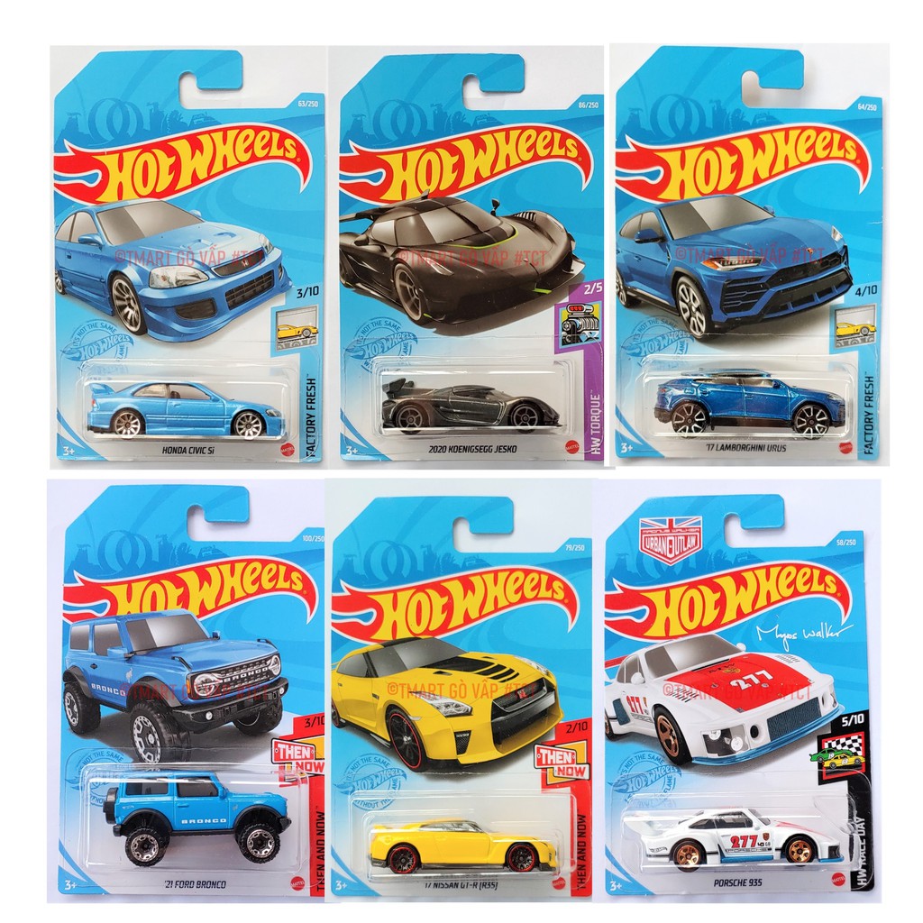 Xe mô hình Hot Wheels 2021 D Case ( thùng D part 1 )