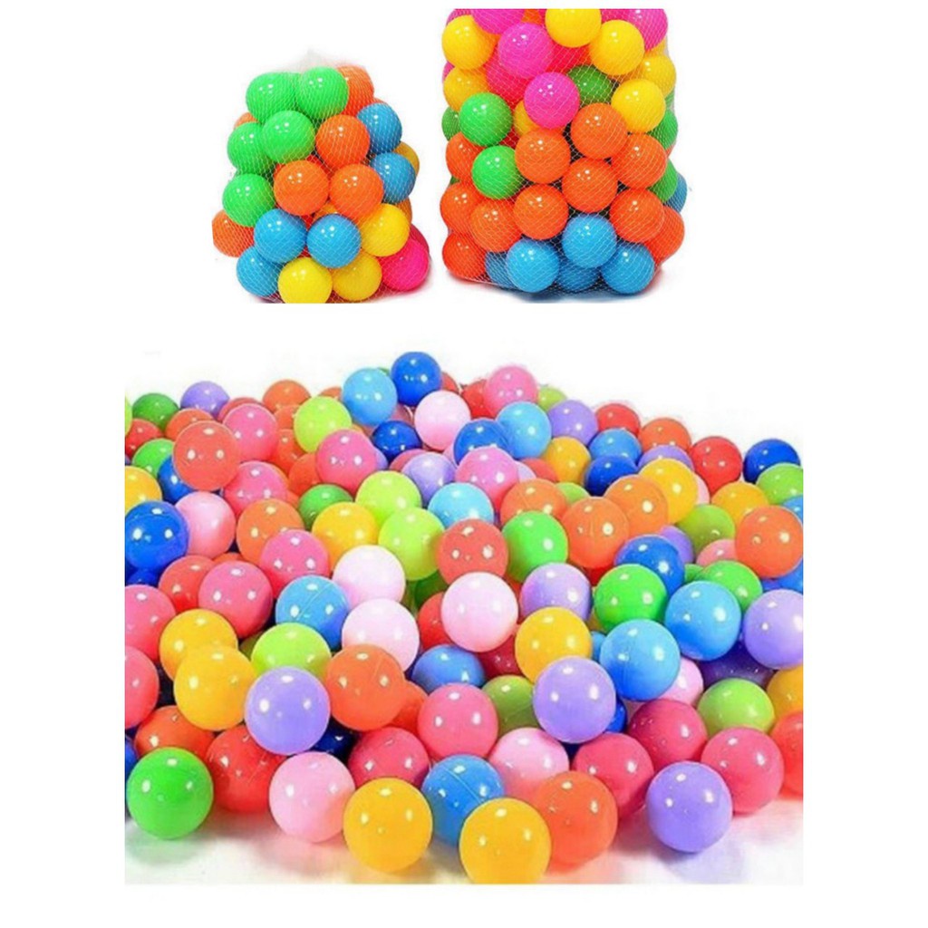 Hỏa tốc - Combo 100 quả bóng nhựa mềm cho bé