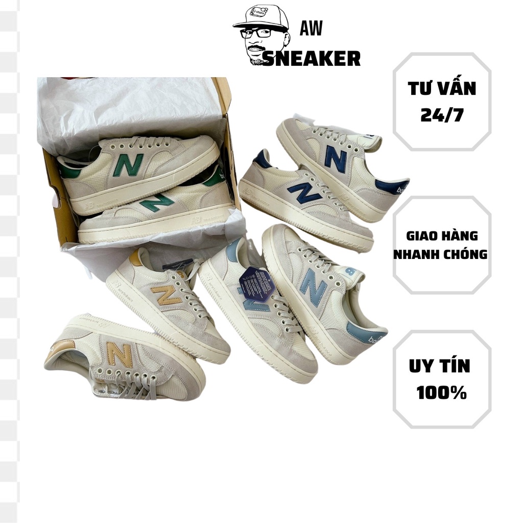 Giày thể thao nb300 các màu xanh lá-xanh ngọc-xanh than-vàng , Giày sneaker cao cấp  full bill box kiện