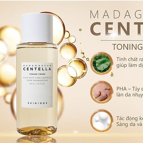 Nước hoa hồng Skin1004 Madagascar Centella Asiatica Toning 210ml